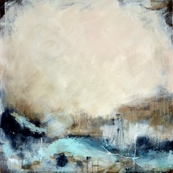 Tainted Mist by Alison Britton-Paterson - Original Painting on Box Canvas sized 39x39 inches. Available from Whitewall Galleries